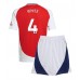 Maillot de foot Arsenal Ben White #4 Domicile vêtements enfant 2024-25 Manches Courtes (+ pantalon court)